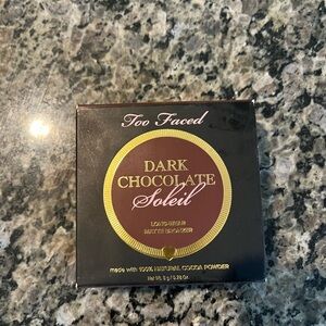 Too Faced Dark Chocolate Soleil Bronzer - Rich Brown and Gold